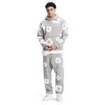 Denim Tears Sweatpants Grey Cotton Wreath by Denim Tears - NWAHype 1 for streetwear Pants in USA