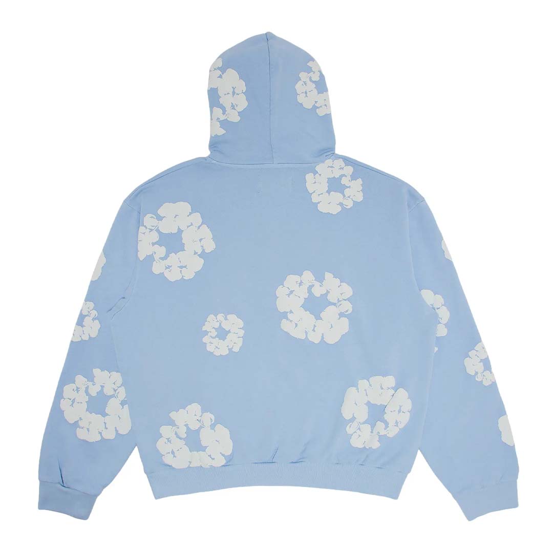 Denim Tears The Cotton Wreath Hoodie 'Powder Blue' by Denim Tears - NWAHype No.1 for streetwear Hoodies in USA