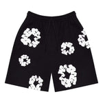 Denim Tears The Cotton Wreath Shorts Black by Denim Tears - NWAHype 1 for streetwear Shorts in USA