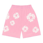 Denim Tears The Cotton Wreath Shorts Pink by Denim Tears - NWAHype 1 for streetwear Shorts in USA