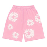 Denim Tears The Cotton Wreath Shorts Pink by Denim Tears - NWAHype 1 for streetwear Shorts in USA