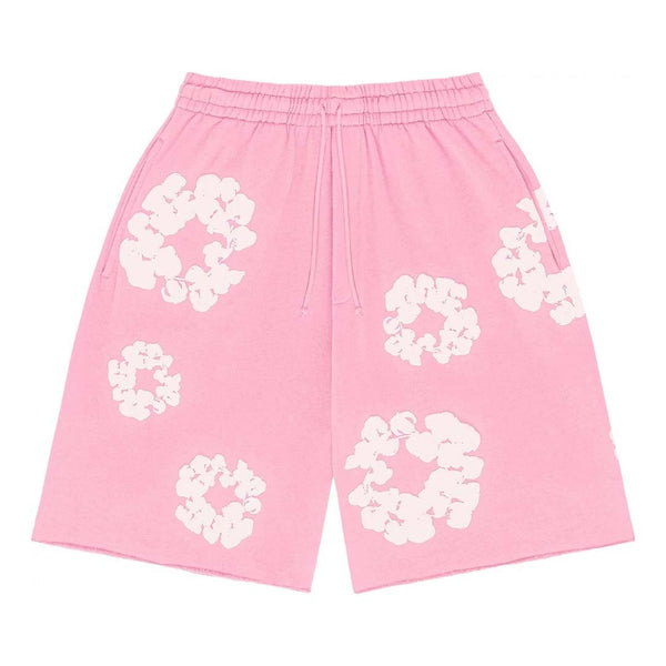 Denim Tears The Cotton Wreath Shorts Pink by Denim Tears - NWAHype 1 for streetwear Shorts in USA