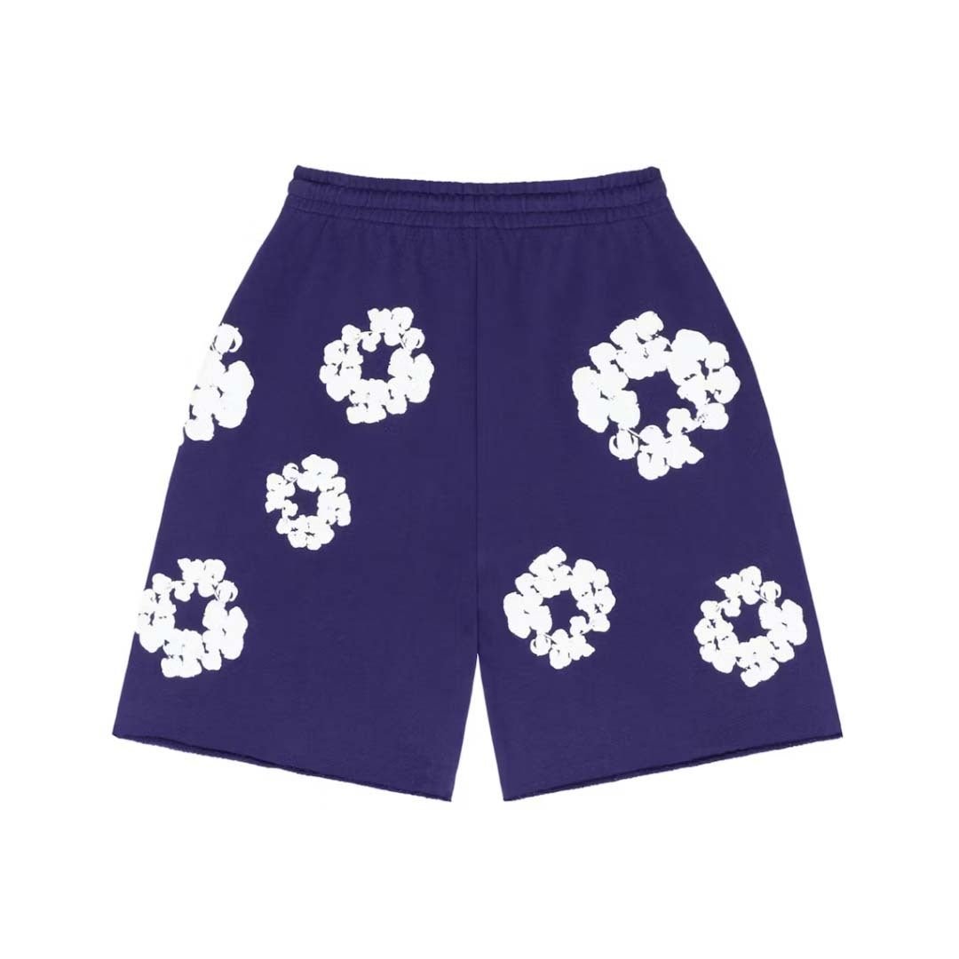 Denim Tears The Cotton Wreath Shorts Purple by Denim Tears - NWAHype 1 for streetwear Shorts in USA