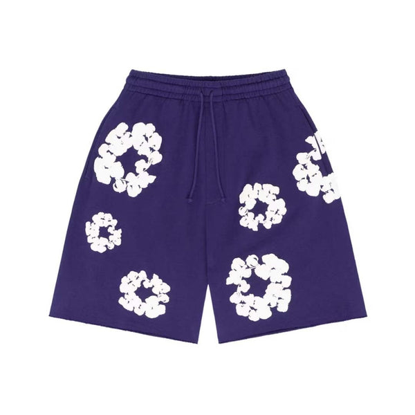 Denim Tears The Cotton Wreath Shorts Purple by Denim Tears - NWAHype 1 for streetwear Shorts in USA