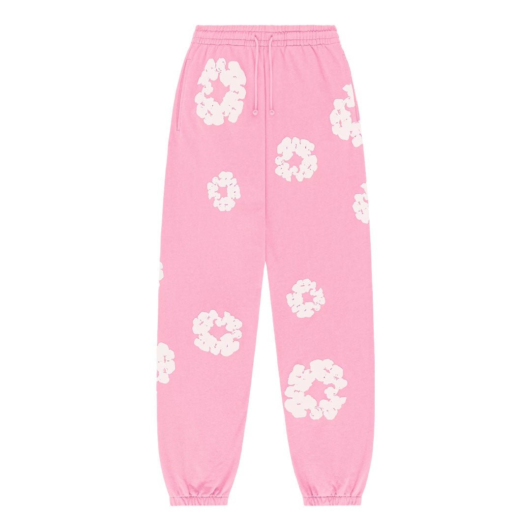 Denim Tears The Cotton Wreath Sweatpants 'Pink' by Denim Tears - NWAHype 1 for streetwear Pants in USA