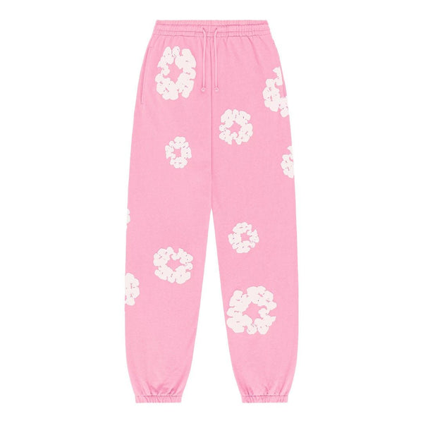 Denim Tears The Cotton Wreath Sweatpants 'Pink' by Denim Tears - NWAHype 1 for streetwear Pants in USA