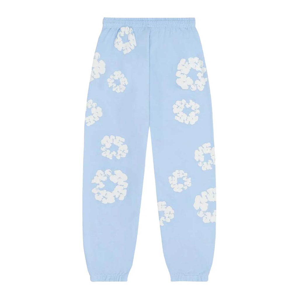 Denim Tears The Cotton Wreath Sweatpants 'Powder Blue' by Denim Tears - NWAHype No.1 for streetwear Pants in USA
