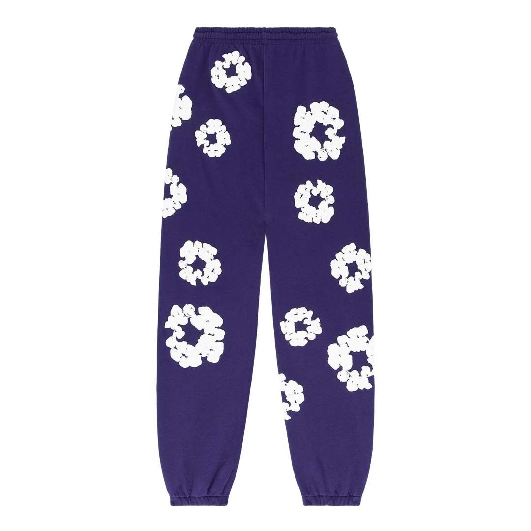 Denim Tears The Cotton Wreath Sweatpants 'Purple' by Denim Tears - NWAHype 1 for streetwear Pants in USA
