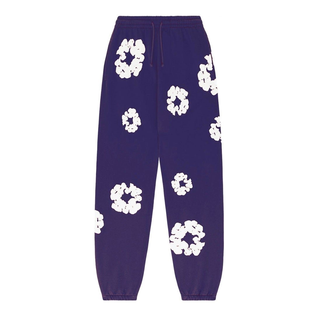 Denim Tears The Cotton Wreath Sweatpants 'Purple' by Denim Tears - NWAHype 1 for streetwear Pants in USA