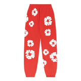 Denim Tears The Cotton Wreath Sweatpants 'Red' by Denim Tears - NWAHype 1 for streetwear Pants in USA