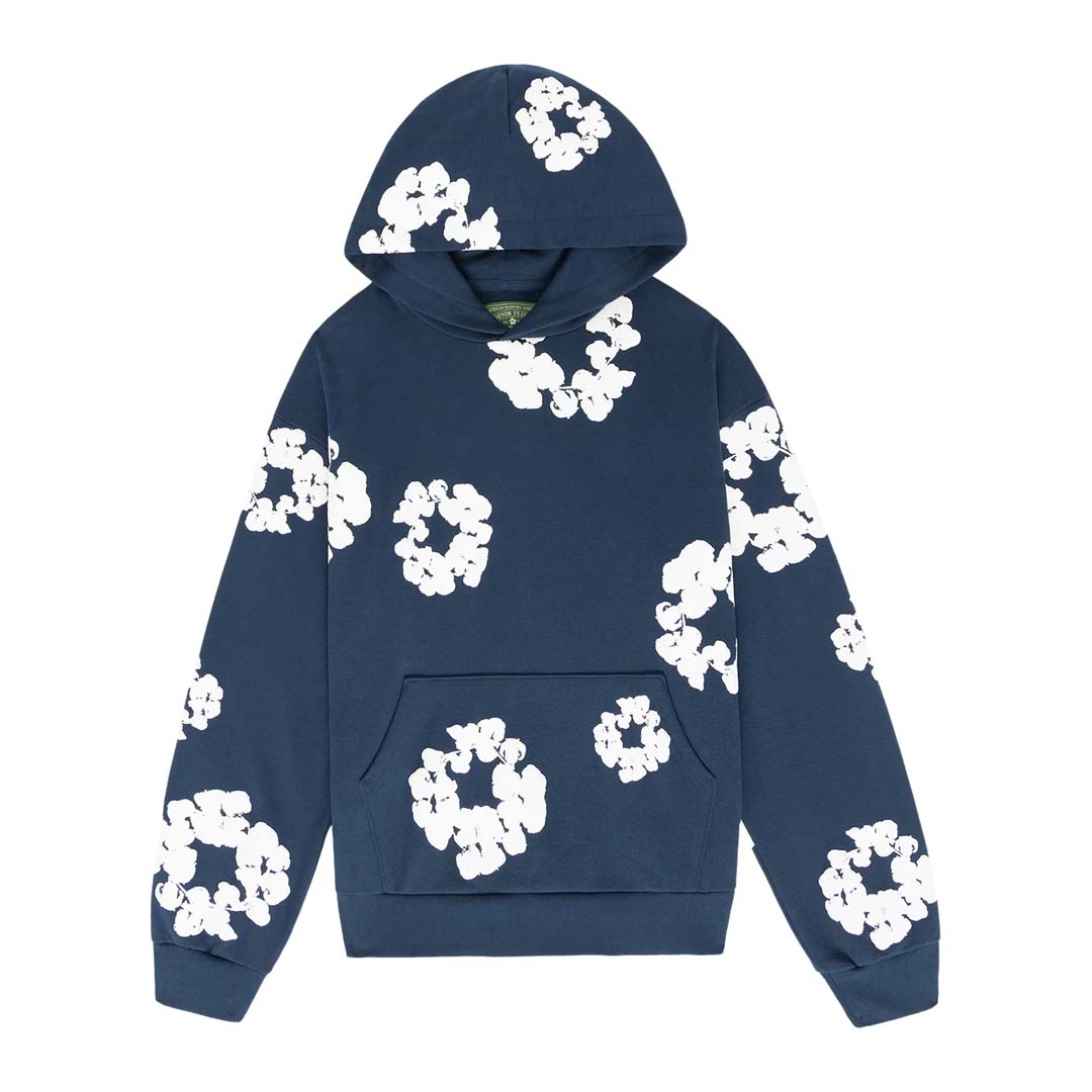 Denim Tears The Cotton Wreath Sweatshirt Navy by Denim Tears - NWAHYPE No.1 for streetwear Hoodies in USA