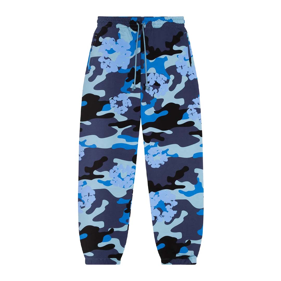 Denim Tears Wreath Sweatpant 'Blue Camo' by Denim Tears - NWAHype No.1 for streetwear Pants in USA