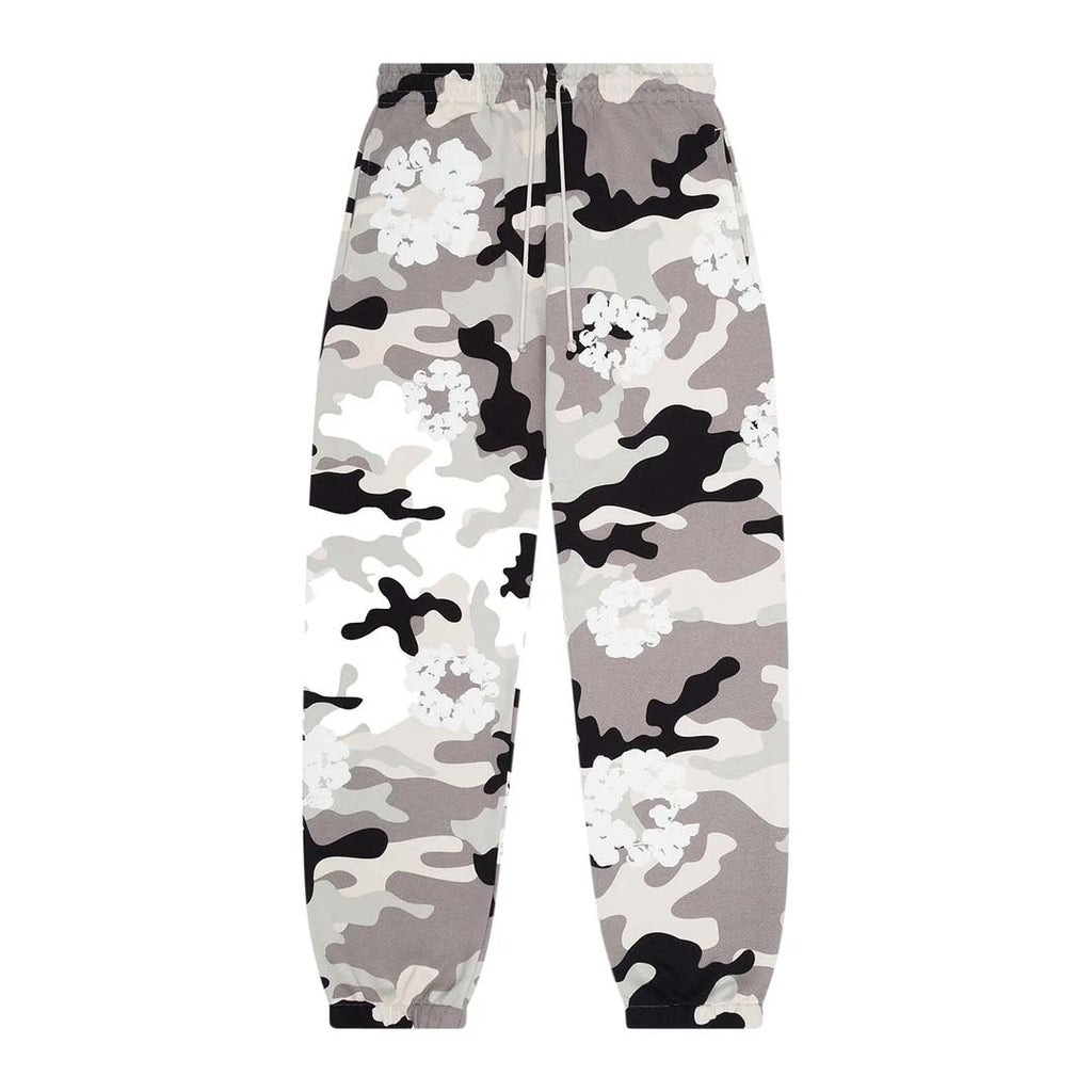 Denim Tears Wreath Sweatpant 'White Camo' by Denim Tears - NWAHype No.1 for streetwear Pants in USA
