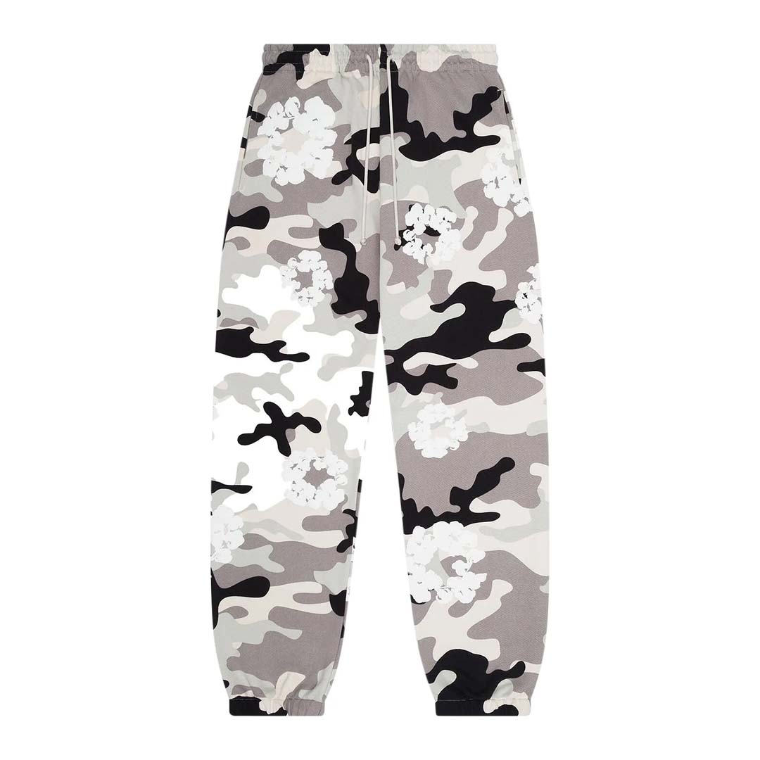 Denim Tears Wreath Sweatpant 'White Camo' by Denim Tears - NWAHype No.1 for streetwear Pants in USA