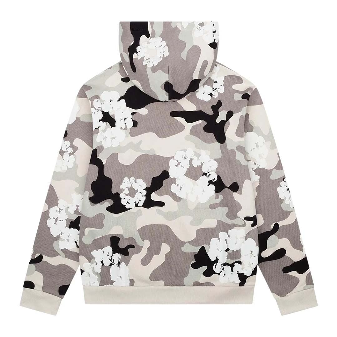 Denim Tears Wreath Zip Hoodie 'White Camo' by Denim Tears - NWAHype No.1 for streetwear Hoodies in USA
