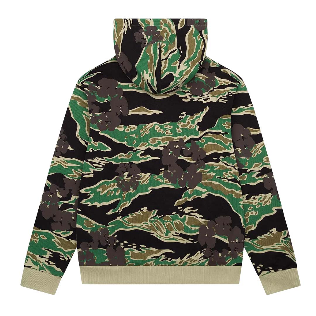 Denim Tears Wreath Zip Sweatshirt 'Green Camo' by Denim Tears - NWAHype 1 for streetwear Hoodies in USA