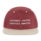 Denim Tears x Arthur Jafa Systemic Racism Controls America Hat 'Burgundy' by Denim Tears - NWAHype No.1 for streetwear Hats in USA