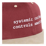 Denim Tears x Arthur Jafa Systemic Racism Controls America Hat 'Burgundy' by Denim Tears - NWAHype No.1 for streetwear Hats in USA