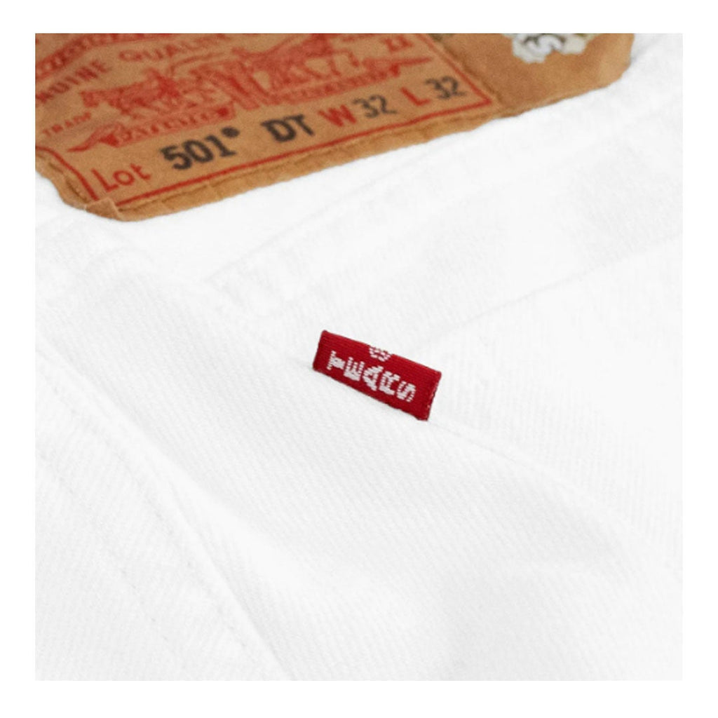 Denim Tears x Levi's Cotton Wreath Jeans White by Denim Tears - NWAHype 1 for streetwear Pants in USA