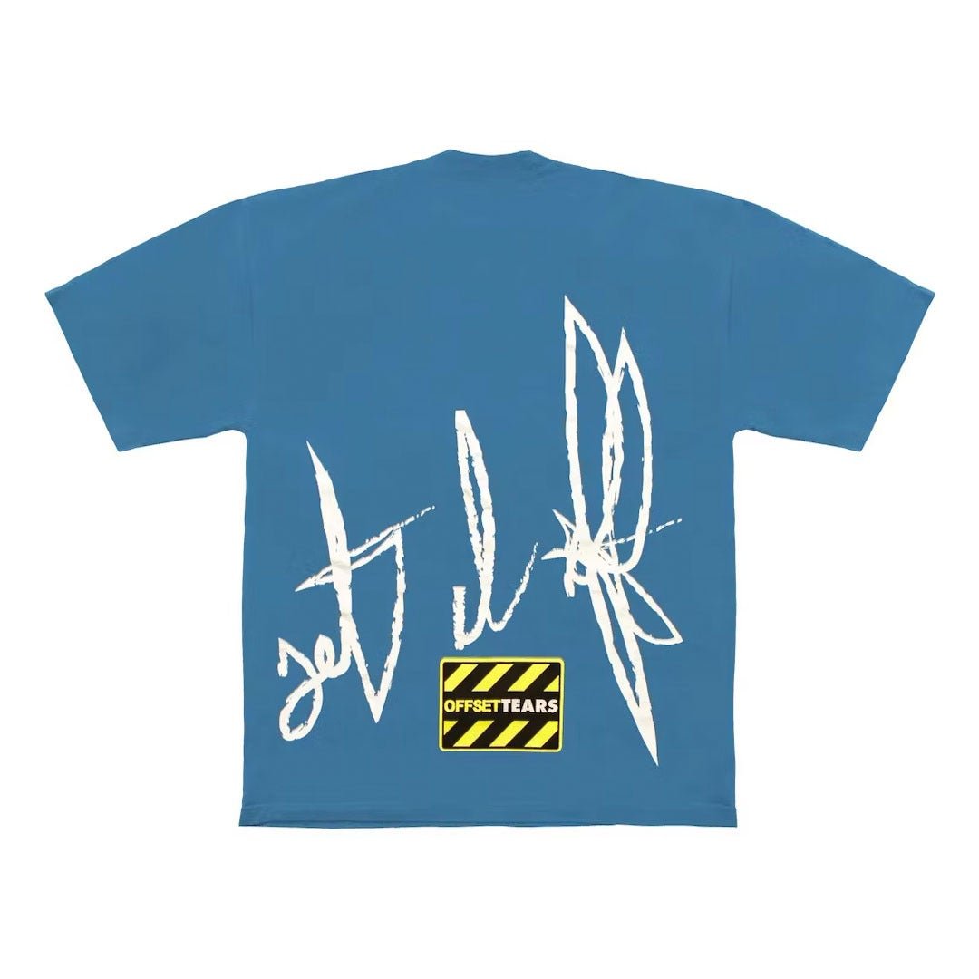 Denim Tears x Offset Set It Off 4 Tee Blue by Denim Tears - NWAHype 1 for streetwear T-Shirts in USA