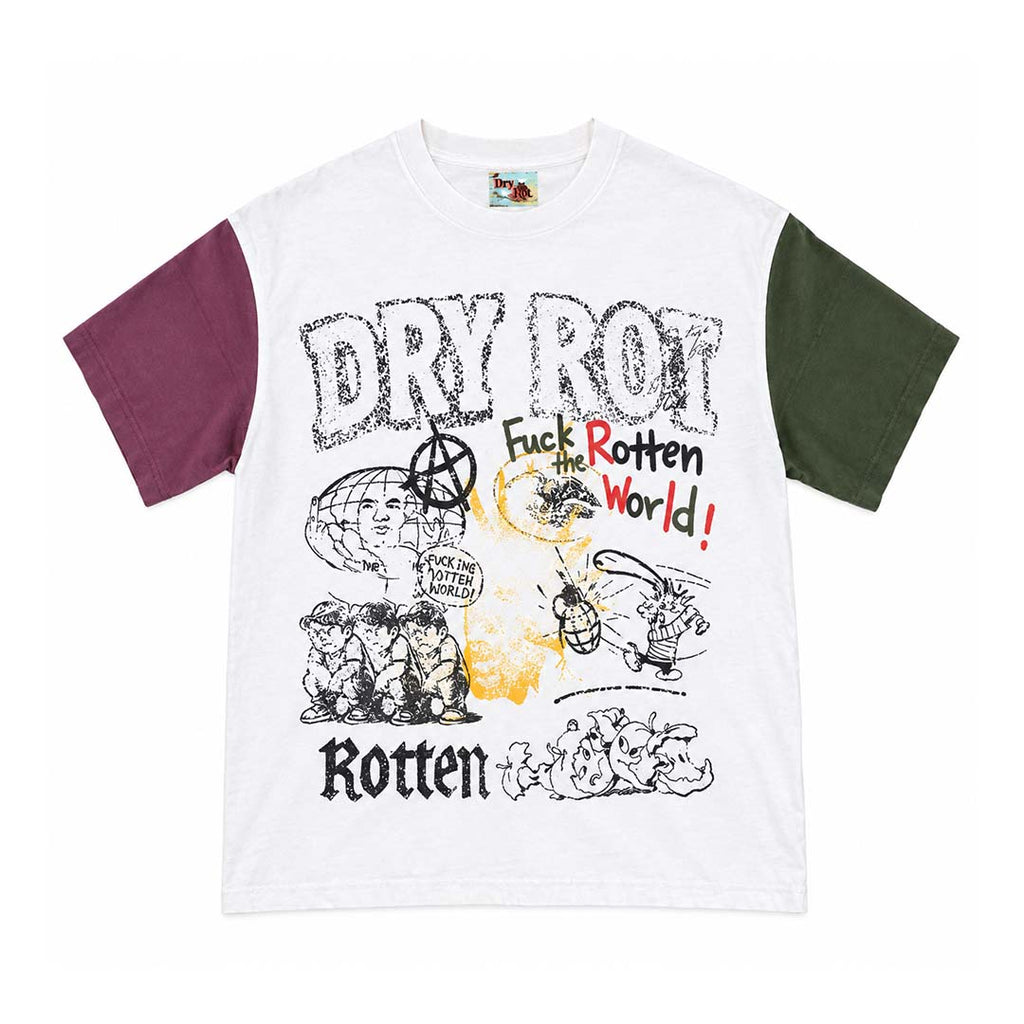 Dry Rot Art Kills Tee White Green Red by Dry Rot - NWAHYPE No.1 for streetwear T-Shirts in USA