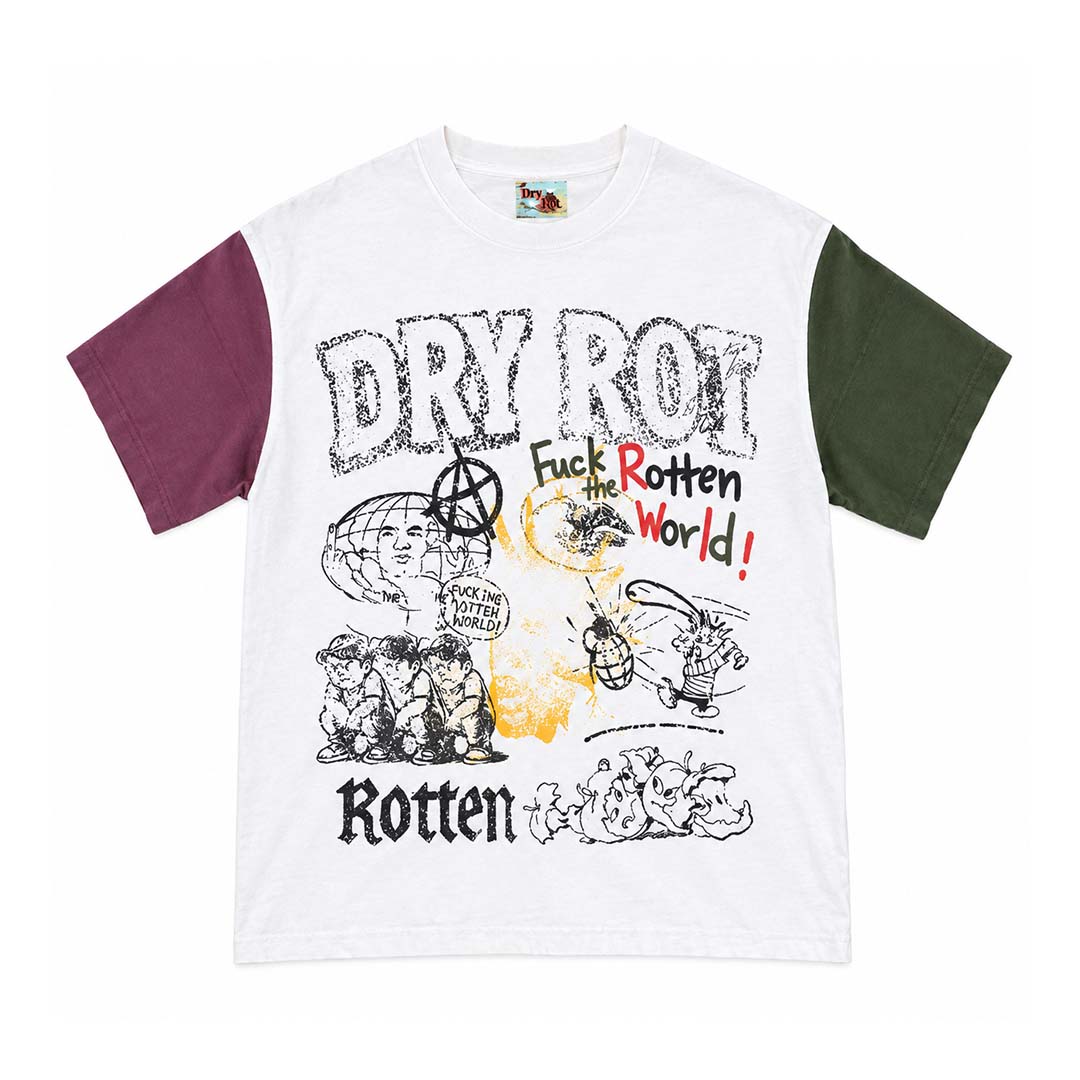 Dry Rot Art Kills Tee White Green Red by Dry Rot - NWAHYPE No.1 for streetwear T-Shirts in USA