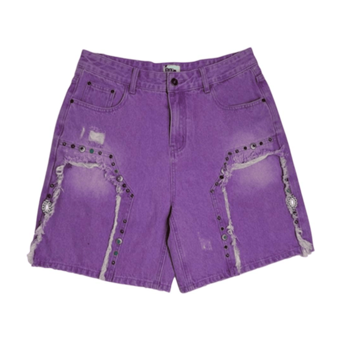 Dry Rot Cowboy Jewlz Purple Shorts by Dry Rot - NWAHYPE No.1 for streetwear Shorts in USA