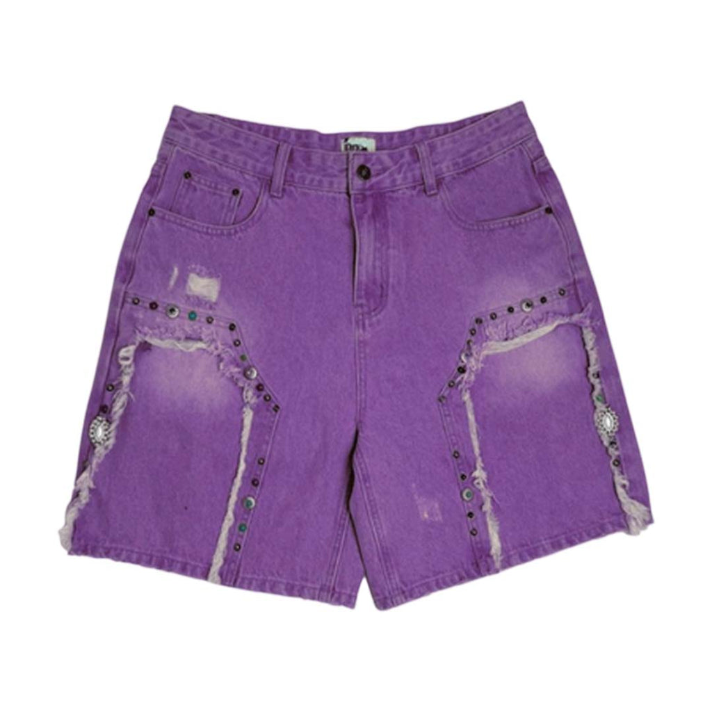 Dry Rot Cowboy Jewlz Purple Shorts by Dry Rot - NWAHYPE No.1 for streetwear Shorts in USA