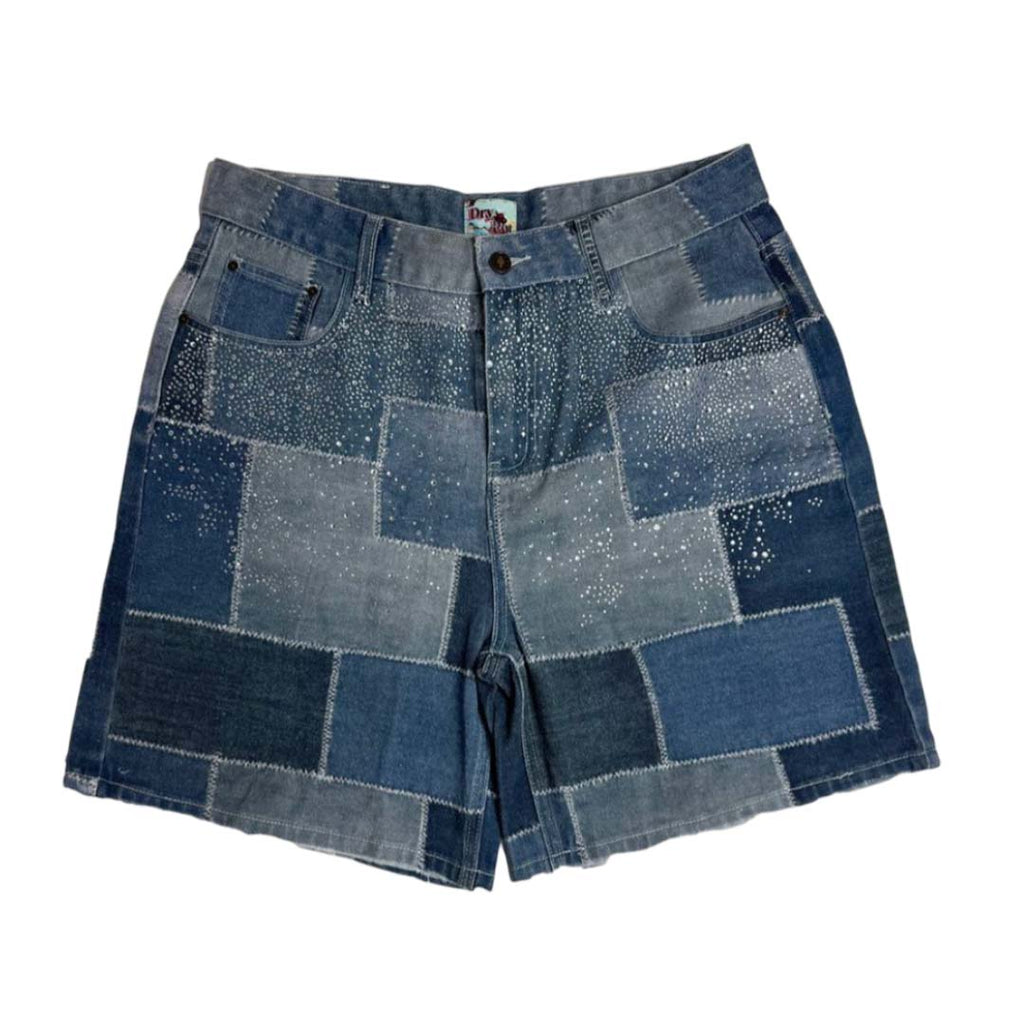 Dry Rot Restitch Denim Blue Shorts by Dry Rot - NWAHYPE No.1 for streetwear Shorts in USA