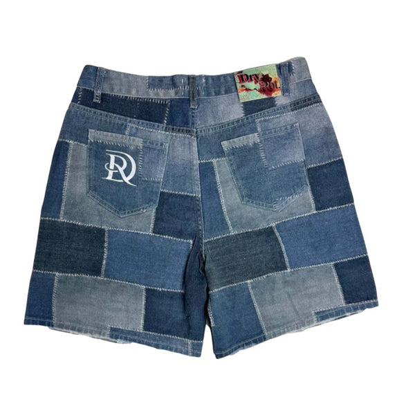 Dry Rot Restitch Denim Blue Shorts by Dry Rot - NWAHYPE No.1 for streetwear Shorts in USA