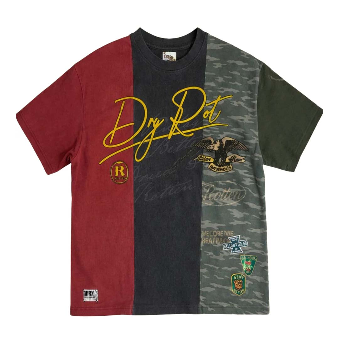 Dry Rot Triple Stack Tee Multi Color by Dry Rot - NWAHYPE No.1 for streetwear T-Shirts in USA