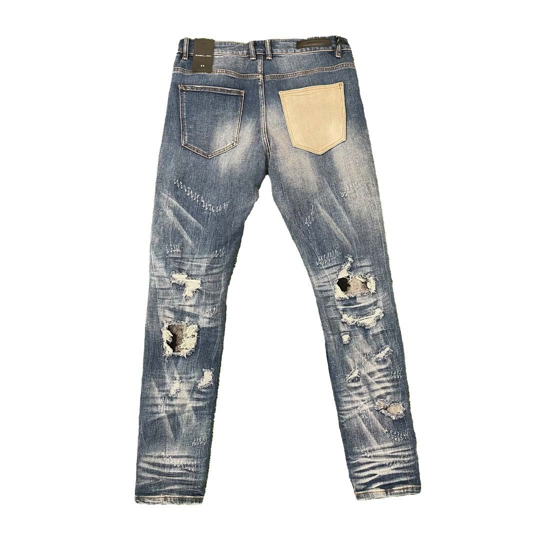 Embellish Bertha Indigo Denim Jeans by Embellish Denim - NWAHype 1 for streetwear Pants in USA