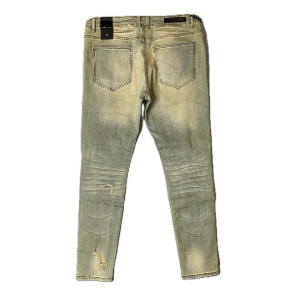Embellish Cast Denim Light Blue Sand Jeans by Embellish Denim - NWAHype 1 for streetwear Pants in USA