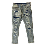 Embellish Hera Light Blue Denim Jeans by Embellish Denim - NWAHype 1 for streetwear Pants in USA