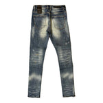 Embellish Moreau Blue Distress Denim Jeans by Embellish Denim - NWAHype 1 for streetwear Pants in USA