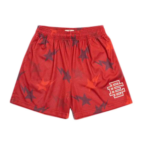 Eric Emanuel Bape EE Basic Red Shorts by Eric Emanuel - NWAHYPE No.1 for streetwear Shorts in USA