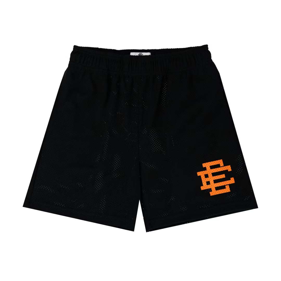 Eric Emanuel EE Basic Black Orange Shorts by Eric Emanuel - NWAHYPE No.1 for streetwear Shorts in USA