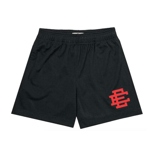 Eric Emanuel EE Basic Black Red Shorts by Eric Emanuel - NWAHYPE No.1 for streetwear Shorts in USA