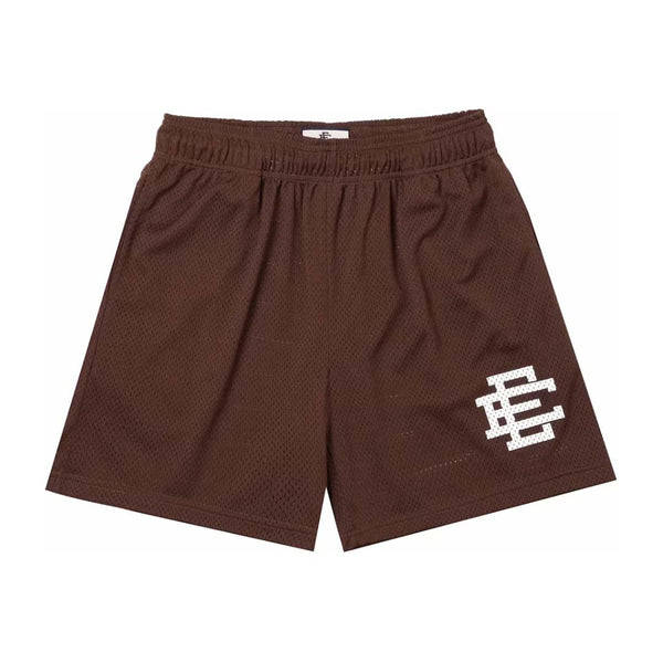 Eric Emanuel EE Basic Brown White Shorts by Eric Emanuel - NWAHYPE No.1 for streetwear Shorts in USA