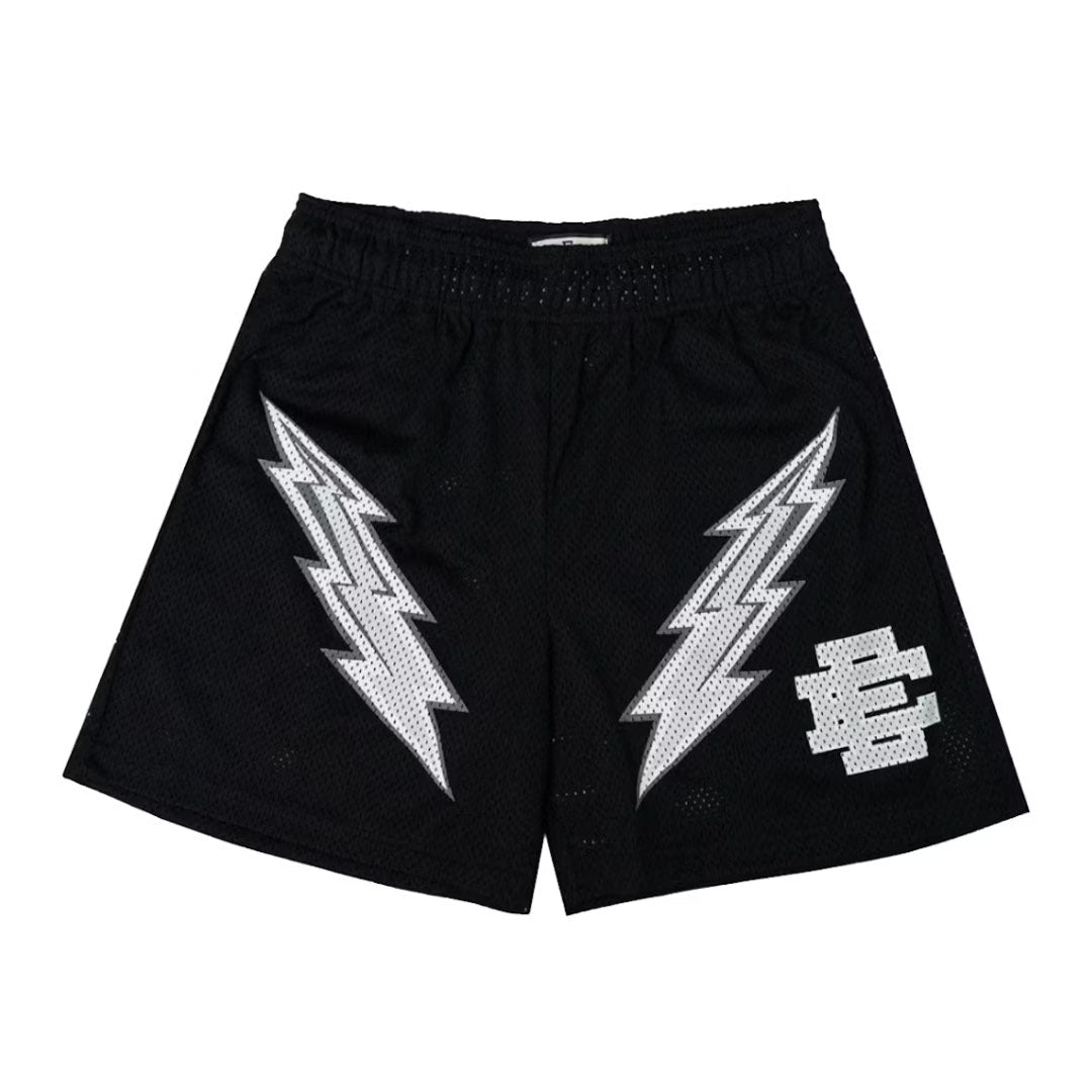 Eric Emanuel EE Basic Lightning Bolt Short Black/White by Eric Emanuel - NWAHype No.1 for streetwear Shorts in USA