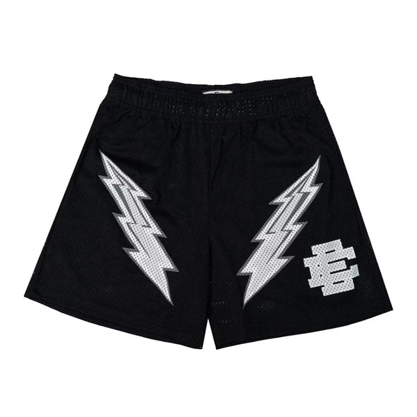 Eric Emanuel EE Basic Lightning Bolt Short Black/White by Eric Emanuel - NWAHype No.1 for streetwear Shorts in USA