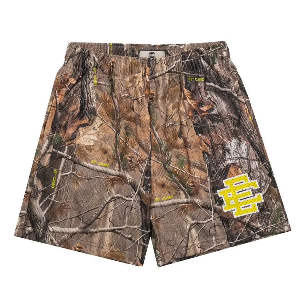 Eric Emanuel EE Basic Short Camo Neon Yellow by Eric Emanuel - NWAHype No.1 for streetwear Shorts in USA