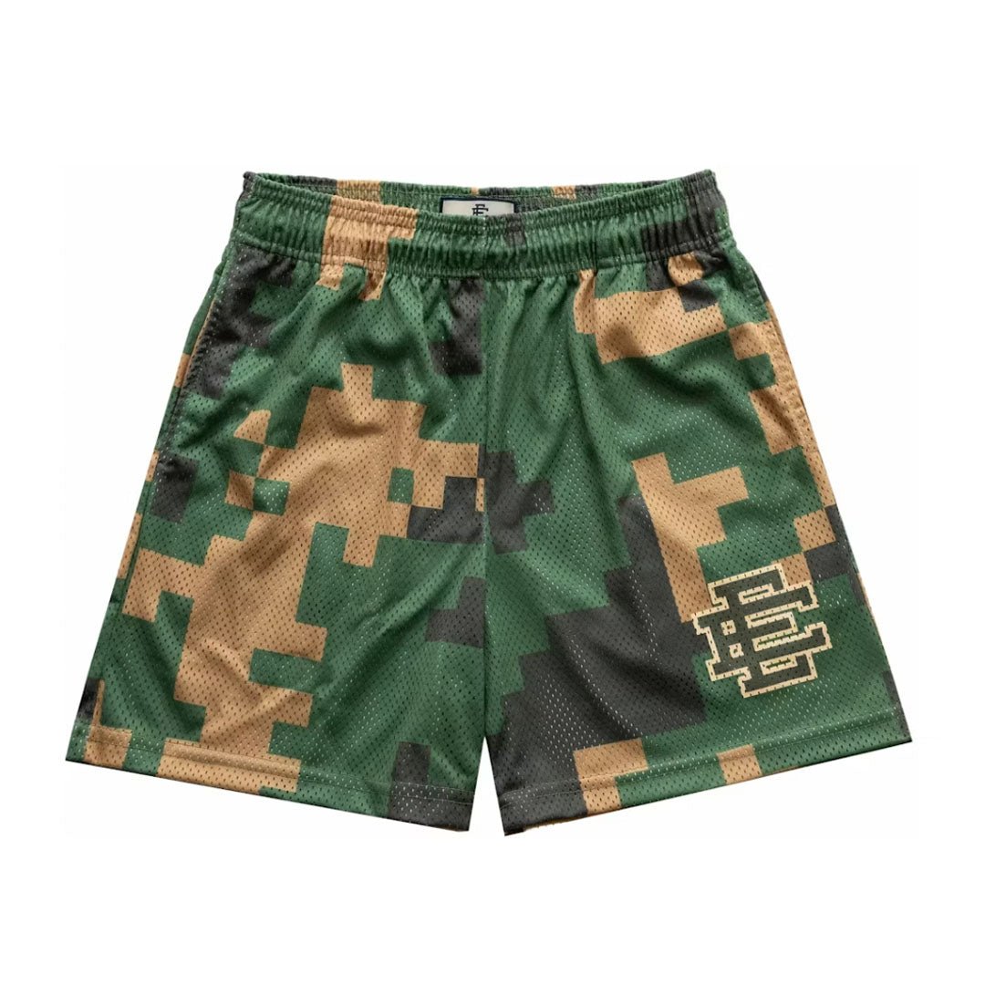 Eric Emanuel EE Basic Short Green EE Digi Camo by Eric Emanuel - NWAHype No.1 for streetwear Shorts in USA