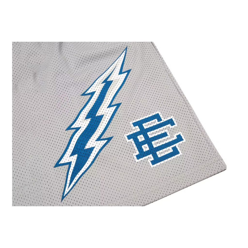 Eric Emanuel EE Basic Short Grey Blue Bolt by Eric Emanuel - NWAHype No.1 for streetwear Shorts in USA