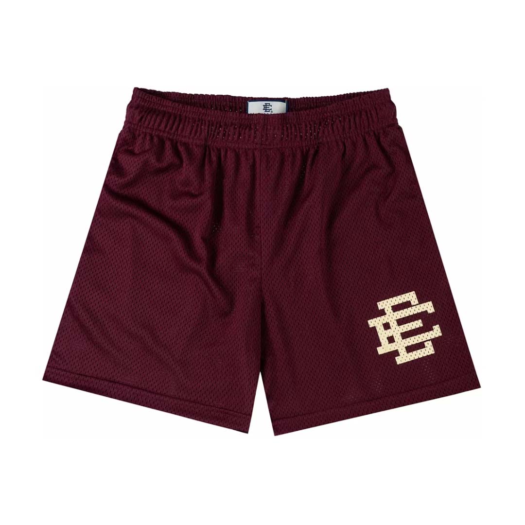 Eric Emanuel EE Basic Short Maroon Cream by Eric Emanuel - NWAHype No.1 for streetwear Shorts in USA
