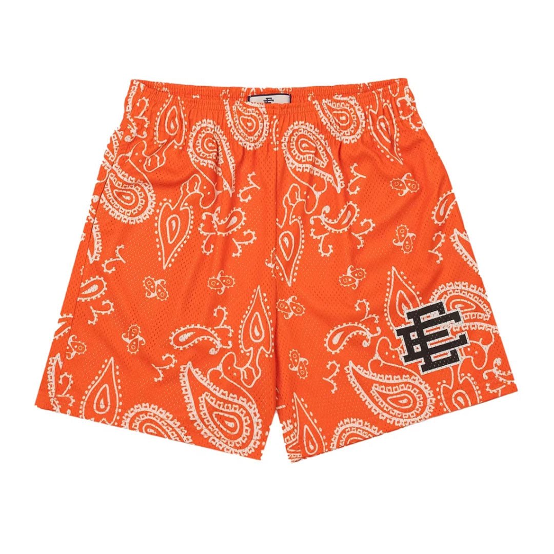 Eric Emanuel EE Basic Short Orange Paisley by Eric Emanuel - NWAHype 1 for streetwear Shorts in USA