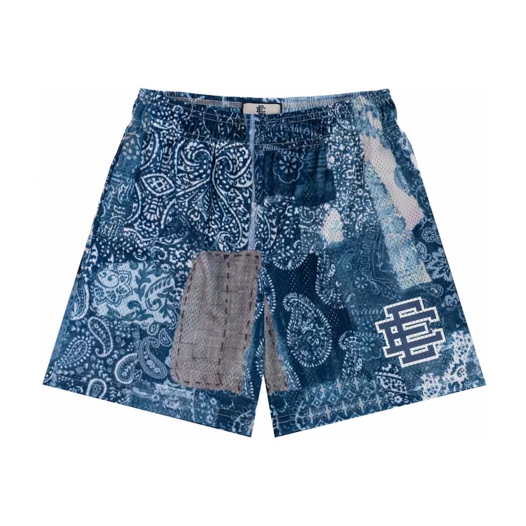 Eric Emanuel EE Basic Short Paisley Blue by Eric Emanuel - NWAHype No.1 for streetwear Shorts in USA