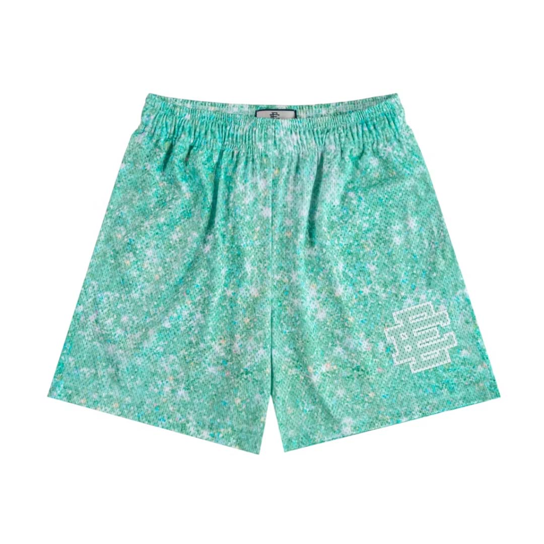 Eric Emanuel EE Basic Short Sparkle Green by Eric Emanuel - NWAHype No.1 for streetwear Shorts in USA