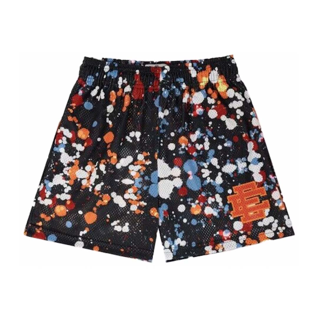 Eric Emanuel EE Basic Short Splatter Black by Eric Emanuel - NWAHype No.1 for streetwear Shorts in USA