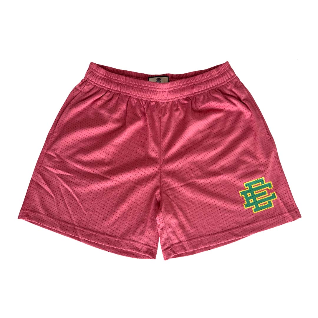 Eric Emanuel EE Basic Shorts Pink Green Yellow by Eric Emanuel - NWAHYPE No.1 for streetwear Shorts in USA